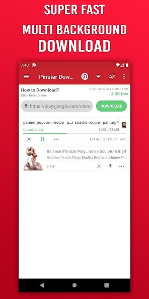 Video Downloader for Pinterest banner