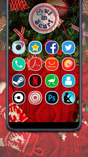 Android application Owl in Scarf - Icon Pack screenshort
