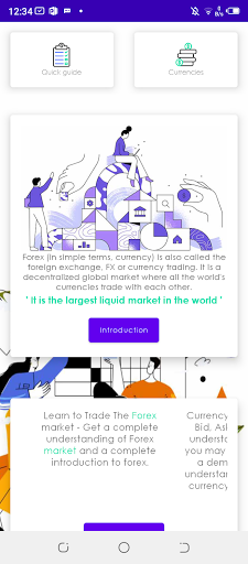 Android application Forex Pocket Guide screenshort