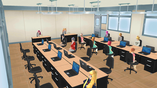 Women's School Simulator 2022 Varies with device APK screenshots 5