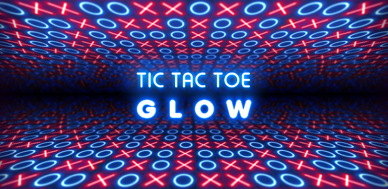 Tic Tac Toe Glow: 2 Players