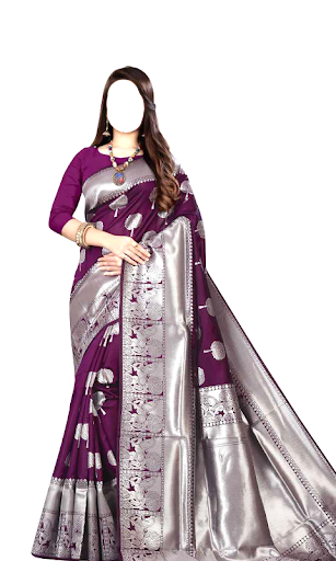 Women Pattu Saree Frames Screen 2