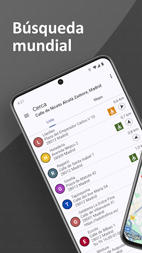 Vista previa de la aplicación