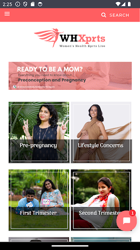 Android application Ready To Be Mom screenshort