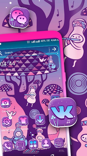 Android application Music Lover Launcher Theme screenshort