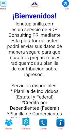LlenaTuPlanilla.com Screen 2