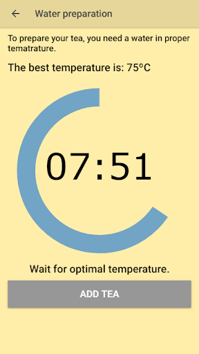 Tea Timer Screen 3