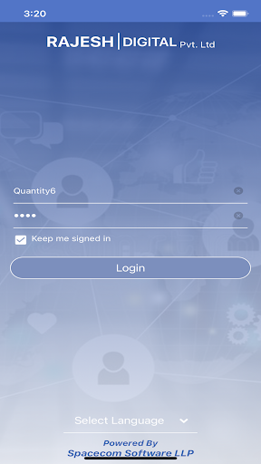 Android application Log2Space - Rajesh Digital screenshort