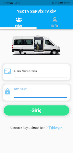 Yekta Servis Takip Screen 3