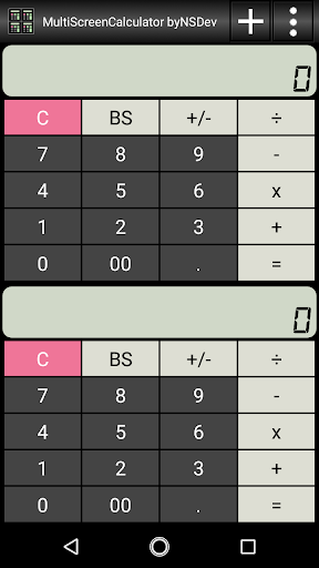 MultiScreenCalculator byNSDev Screen 2