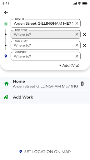 CNC Taxis Screen 3