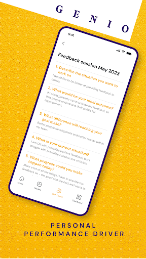 Genio: Self-Coaching App Screen 3