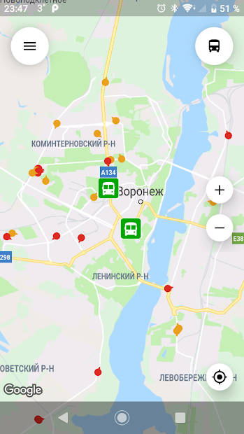 Screenshot 4 VrnBus - автобусы Воронежа android