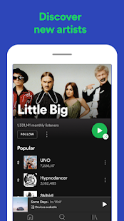 Spotify: Listen to new music and play podcasts Screenshot
