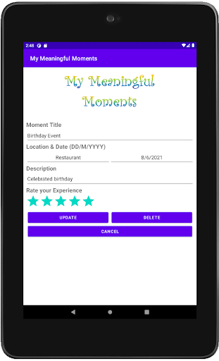 My Meaningful Moments