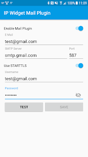 IP Widget Mail Plugin Screenshot