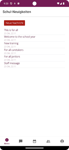 Android application Flamingo School App screenshort