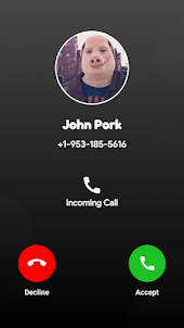 John Pork Chat Video Call
