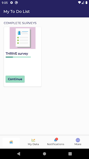 THRIVE Health Study Screen 3