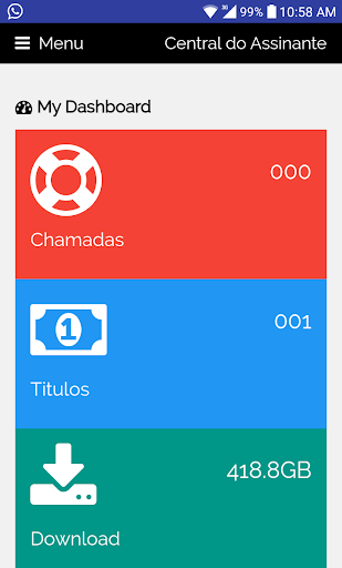 Android application RTNET Central screenshort