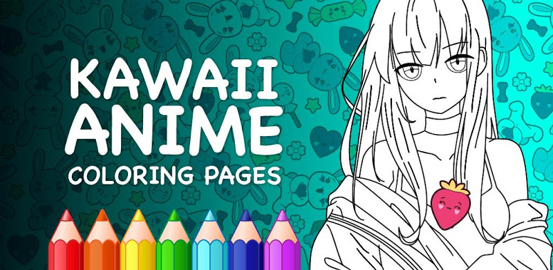 Kawaii - Anime Animated Coloring Book