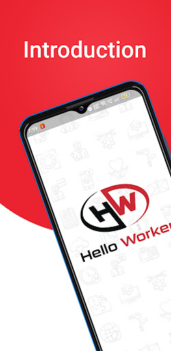 Android application HelloWorker - Get Work Done screenshort