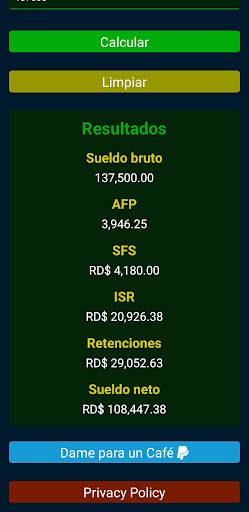 Nómina RD Screen 3