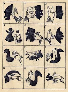 puppet shadows with hands