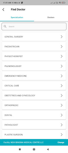 Amina Healthcare Screen 3
