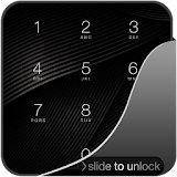 Black Style Lock Screen icon