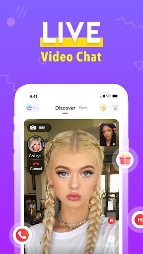 Android application Live Chat - Party Slot-Game screenshort