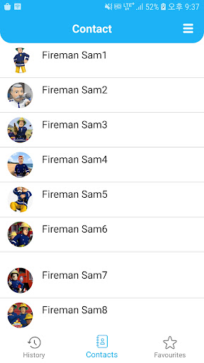 Fireman Sam Video Call, chat Screen 3