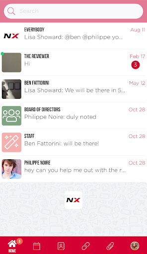 Android application Nitrocross Official Messaging screenshort