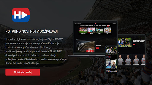 Android application Hajduk Digital TV screenshort