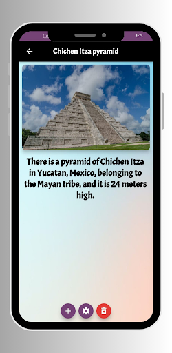 Android application Seven Wonders of the World screenshort
