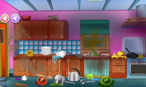 cleaning house step by step game