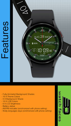 Android application aad87 Dark Green screenshort