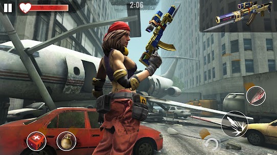 Descargar Zombie Hunter Hack APK 2024: Dinero Infinito 3