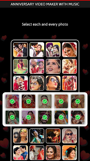 Android application Anniversary Video Maker with M screenshort