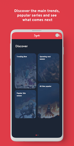 Tegaki, Anilist unnoficial app Screen 2
