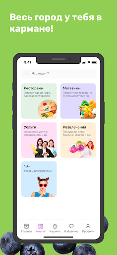 Android application YaBerry screenshort