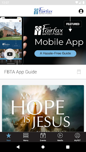 Android application Fairfax Baptist Temple VA screenshort