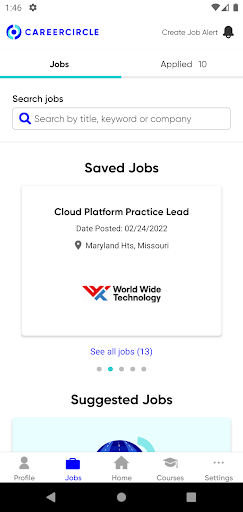 Screenshot of CareerCircle-Job Search & More