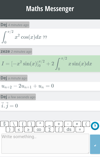 MathsMessenger Screenshot 2 - AppWisp.com