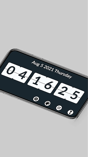 Android application Flip Clock - Desk Clock screenshort