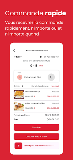 Mande Kitchen Livreur