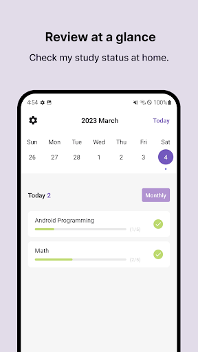 RelePlanner - Study Plan Screen 3