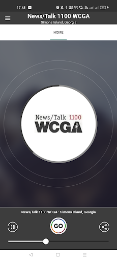 Android application WCGA Radio screenshort