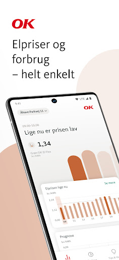 OK Hjem: Dit elpris-overblik Screenshot 1 - AppWisp.com