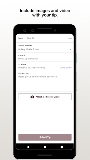 Pittsfield Schools Tip Screen 2